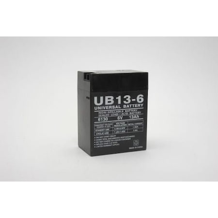 Bsc Preferred Lithonia ELB0614 6V 13Ah Emergency Light Replacement Battery ZZZ-40575-N-0-134852